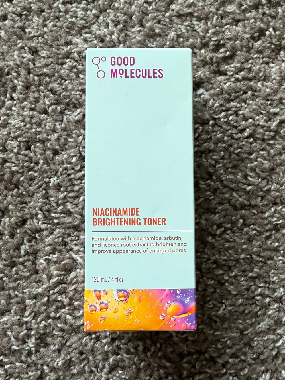 Good Molecules Niacinamide Brightening Toner 120mL New